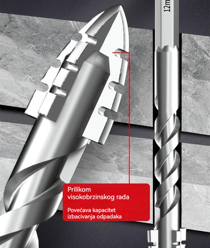 🥇Super tvrdi nazubljeni rezač, sedma generacija ekscentričnog bušača od volfram čelika 【3+4+5+6+8+10+12+14+16 mm】