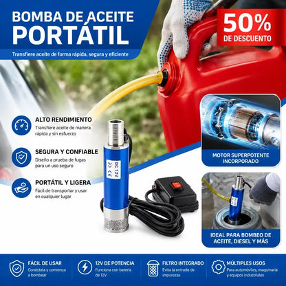 【Bomba eléctrica de aceite】Nueva bomba de aceite Denaqi de 21 V con batería de litio, bomba de doble uso para aceite y agua, batería de litio