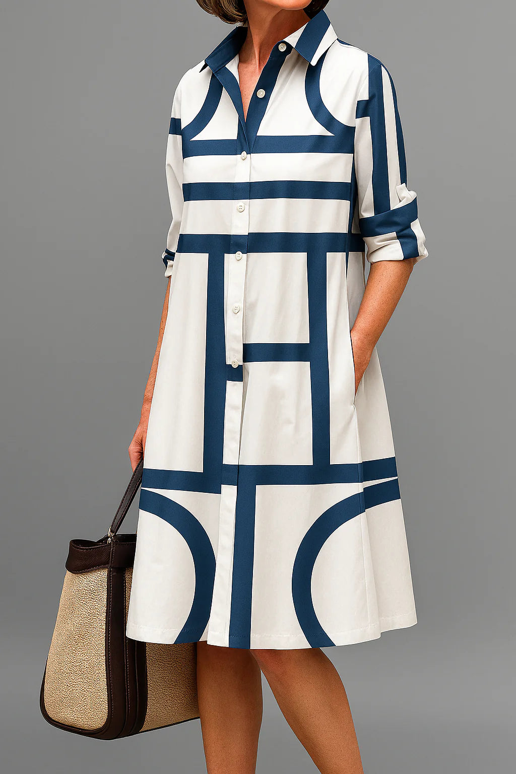 Naomi | Vestido midi cuidado y estiloso