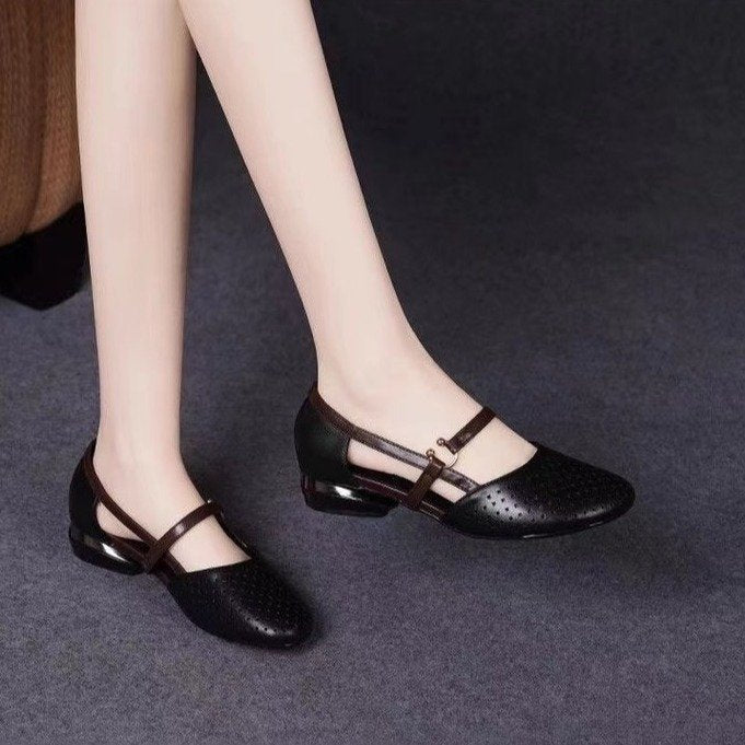 🔥👍【Tallas 35-41】Elegantes y cómodos zapatos casuales de piel auténtica transpirable con suelas suaves