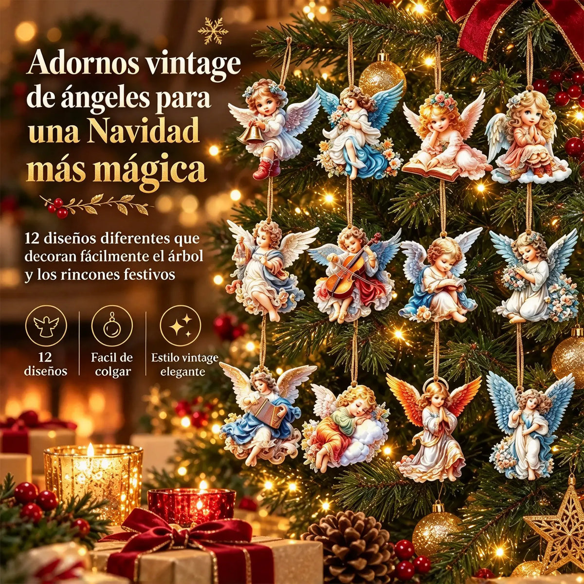 【24/36 piezas】👼Colgante "Ángel de Victoria"