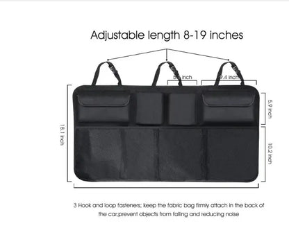 ⏳Oferta por tiempo limitado⏰Bolsa organizadora colgante para maletero de coche – Gran capacidad, ahorra espacio y tejido Oxford duradero🚗