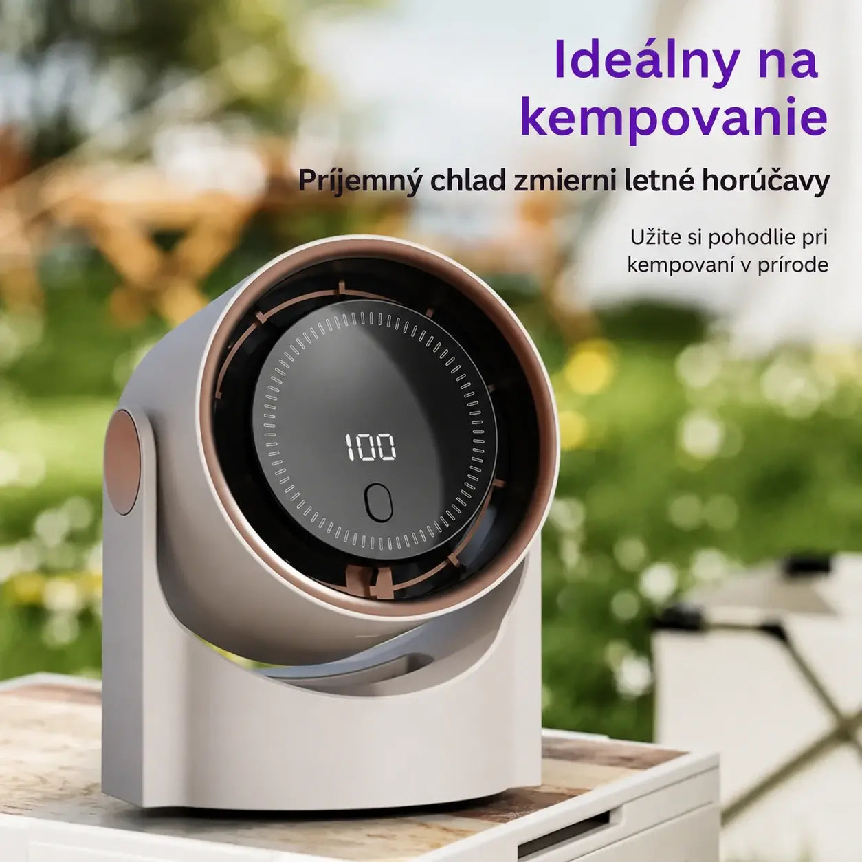 🧊🍃 Nový stolový turbínový ventilátor bez lopatiek (možnosť montáže na stenu)