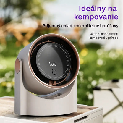 🧊🍃 Nový stolový turbínový ventilátor bez lopatiek (možnosť montáže na stenu)