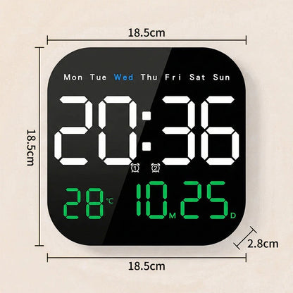 🕰️ ¡Más de 50.000 unidades vendidas! 🛏️ Reloj digital para el hogar y la oficina: ¡despierte suavemente y olvídese de las alarmas molestas! Brillo ajustable, funcionamiento silencioso por la noche. 🌙