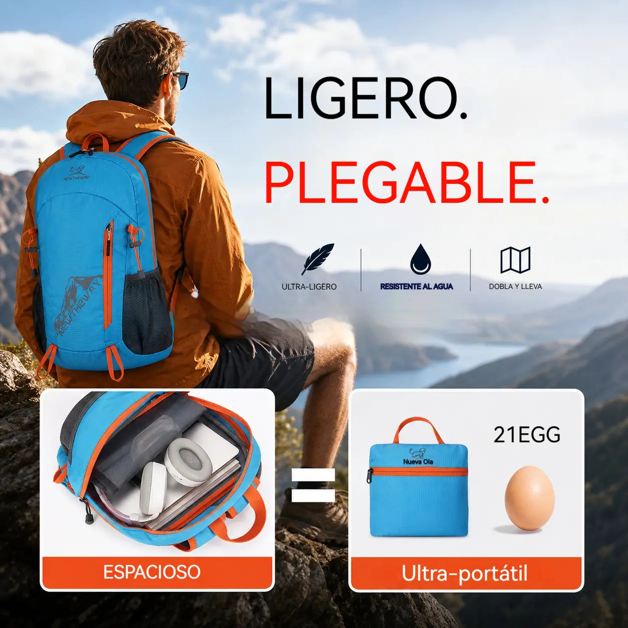 🌄✨Mochila de gran capacidad | Lleva todo lo que necesitas