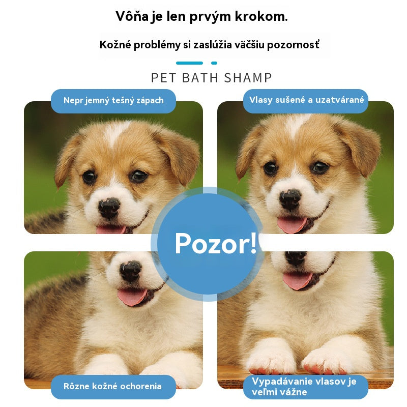 🐱🐈 Jemná dezodoračná pena na rastlinnej báze pre domáce zvieratá, Šampóny pre domáce zvieratá