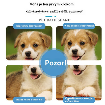 🐱🐈 Jemná dezodoračná pena na rastlinnej báze pre domáce zvieratá, Šampóny pre domáce zvieratá