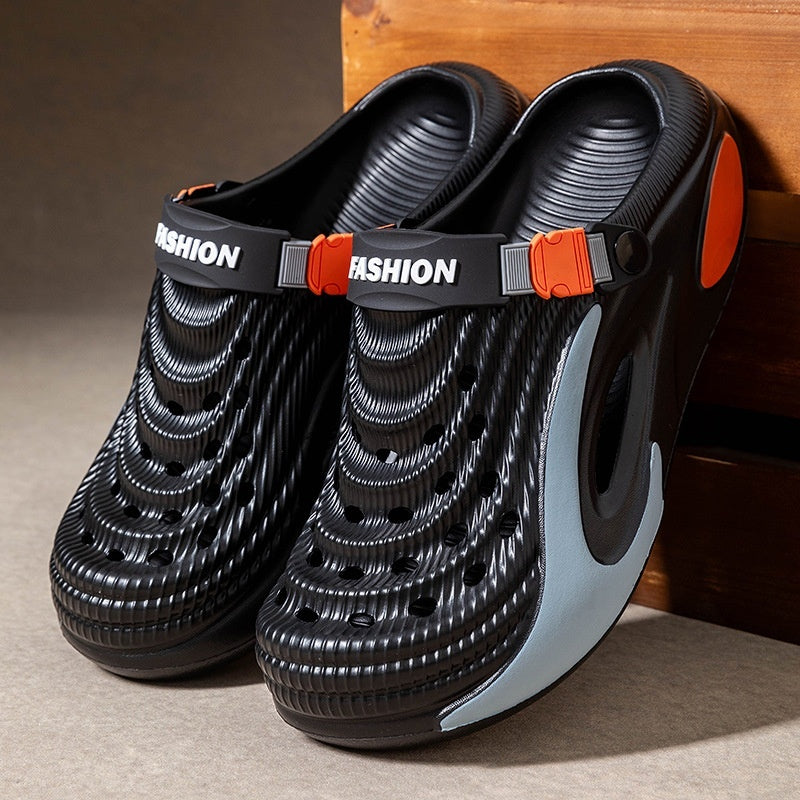 👟 Špeciálna ponuka s 50% zľavou 🌬️ Viacúčelové pánske sandále (zosilnená podrážka z EVA): Protišmykové, ultraľahké, priedušné - perfektná voľba na pláž, šport aj každodenné nosenie 🏃‍♂️