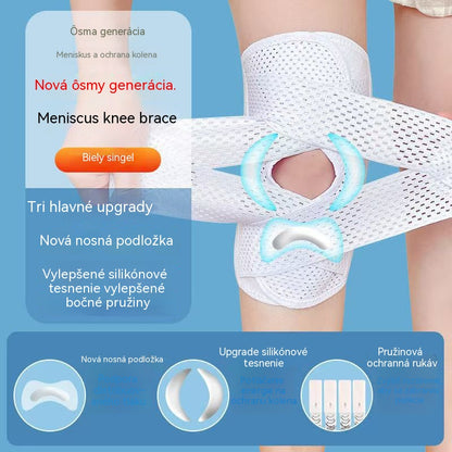 [Kúpte 1, dostanete 1 zadarmo] Dvojité pružinové chrániče kolien, vhodné na beh, cyklistiku, hranie lopty a iné športy.