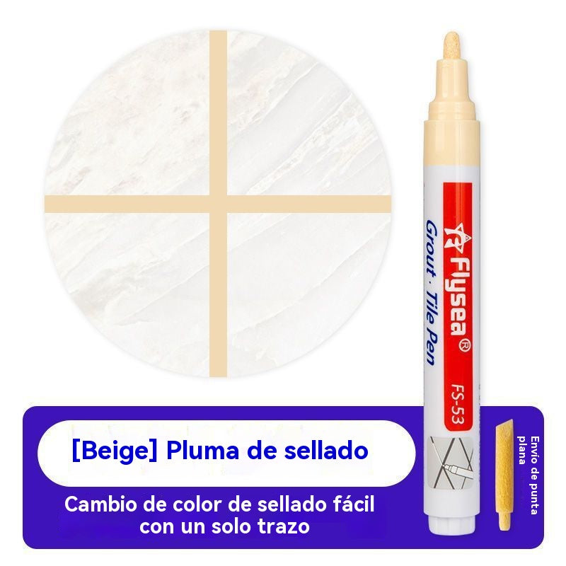 🔥【Paquete de 2】Lápiz para lechada de baldosas de cerámica resistente al moho y al agua