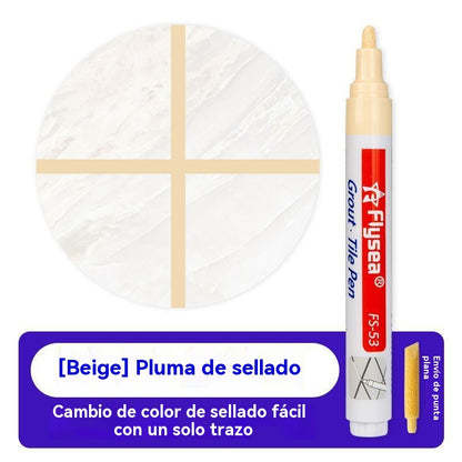 🔥【Paquete de 2】Lápiz para lechada de baldosas de cerámica resistente al moho y al agua