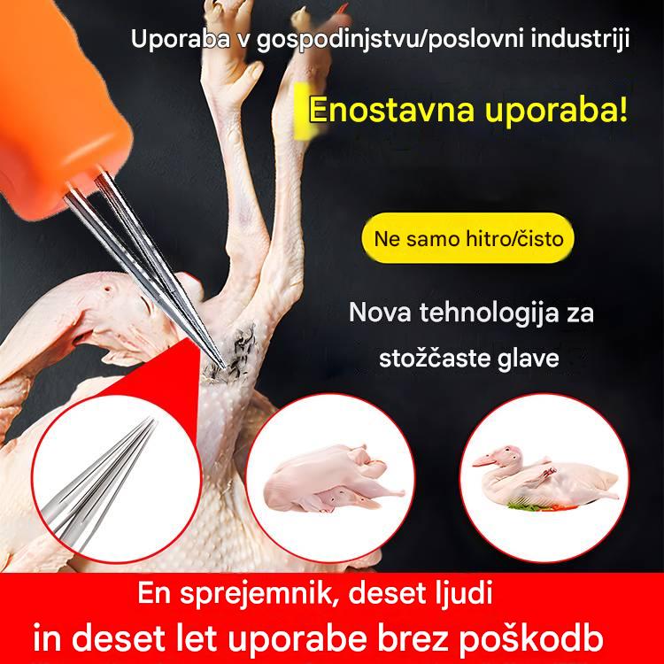 🛒🦆Elektromos baromfiürítő eszköz, gyorsan eltávolítja a tollakat