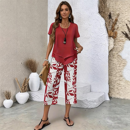 【S-5XL】VERDALISSE | Dvojdielna súprava Fresh Breeze | Ľahká a elegantná viacfarebná letná súprava