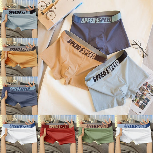 🔥Horúca akcia🔥(6 kusov) Nové pánske boxerky z ľadovej hodvábnej bavlny 3732117