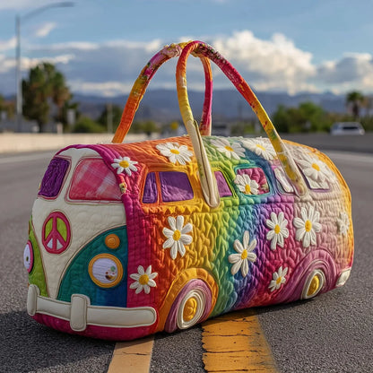 【-50% DE DESCUENTO】Bolsa de viaje acolchada Hippie Van