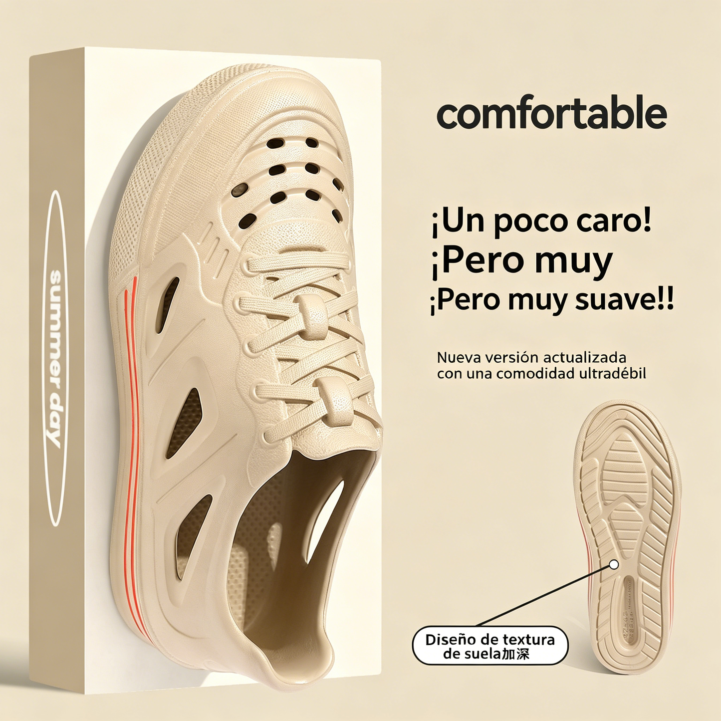 🌊-45% OFF✨ Elegantes zapatos transpirables para hombre 🏖️ Suela suave y cómoda, perfectos para el verano (Tallas 36-45)