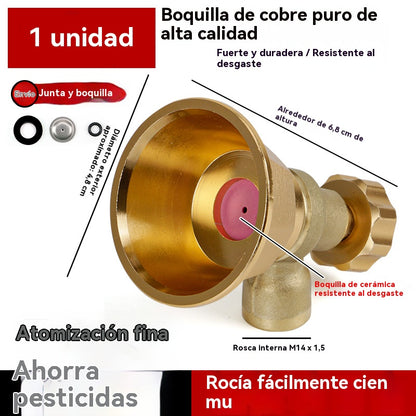 💦🔥Oferta especial por tiempo limitado🔥🌾Boquilla pulverizadora agrícola de latón con boquilla ajustable