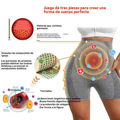 🔥【2 pieza 26 euros】Braguitas moldeadoras de cintura alta para glúteos y abdomen【30-110 kg】