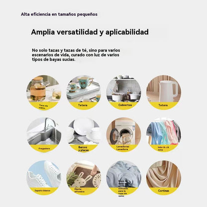 🎁【3 cajas】Pastillas efervescentes de descontaminación de cubo mágico multifunción, pastillas efervescentes para desengrasar ropa, pastillas efervescentes desincrustantes con oxígeno activo