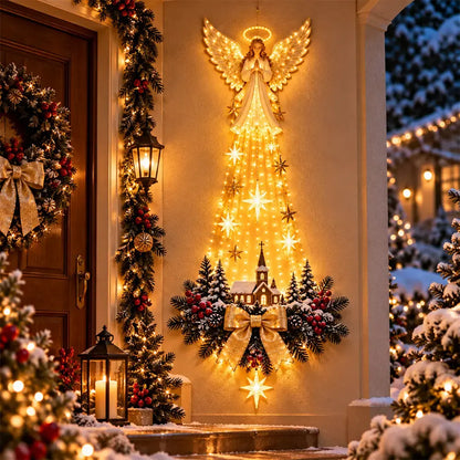 ✨🕯️ Belén Luminoso de Pared | Escena de Nacimiento con Luces LED | Decoración Navideña para el Hogar 🏠