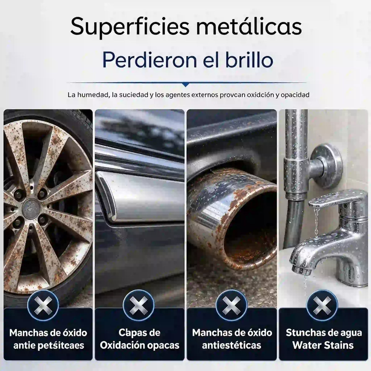 🔥3 artículos por 32 euros🛡️Pasta para pulir y restaurar cromo (incluye cepillo)