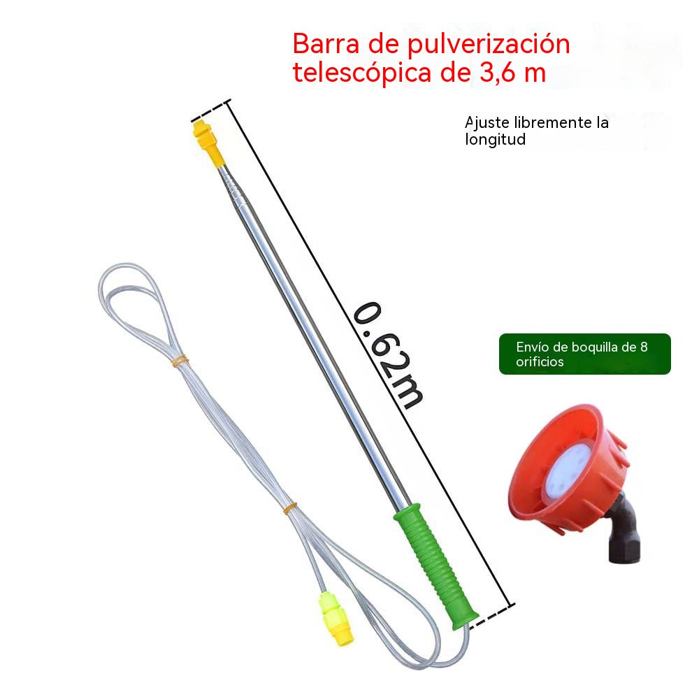 🔥【2,6 m/3,6 m/4,2 m】Barra rociadora extensible, cómoda y práctica de acero inoxidable