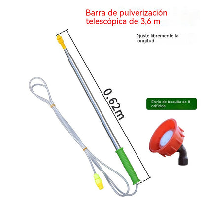 🔥【2,6 m/3,6 m/4,2 m】Barra rociadora extensible, cómoda y práctica de acero inoxidable