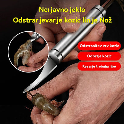 🍤🐟【Kupite 1, dobite 1 gratis】Večnamenski kuhinjski lupilec rib in kozic (nerjaveče jeklo 304)