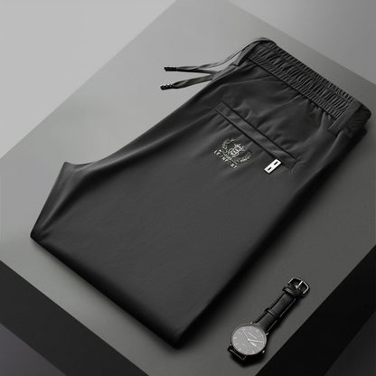 👖Výpredajný hit 【50% zľava】 [40-115 kg] Nové pánske elastické hodvábne nohavice na jar a leto 2026