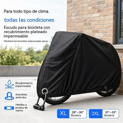 📢📢 1 piezas 33 euro ⏰ Funda impermeable para 1 o 2 bicicletas: protección para exteriores resistente al viento 🚲