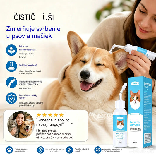 🐶Kúpte jeden, druhý dostanete zadarmo 🐱 Čistič uší na zmiernenie svrbenia v ušiach u psov a mačiek.