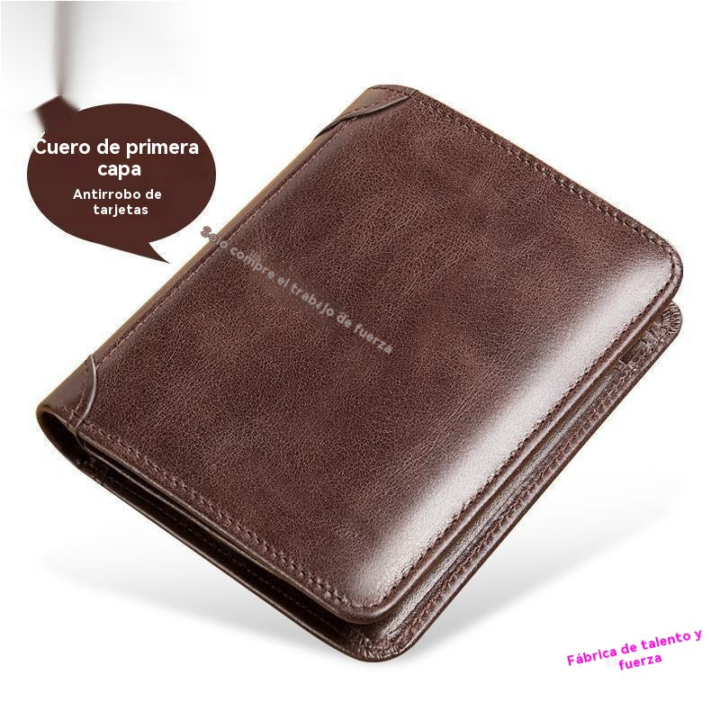👝✨ Nová pánska peňaženka z pravej kože s ochranou proti krádeži