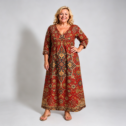 【M-4XL】Isla - Elegante vestido de lino