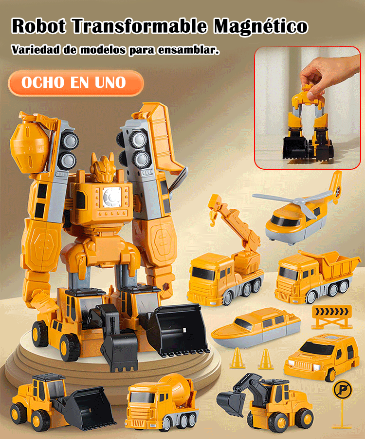 【✨2025 NUEVO】🎁【26piezas】 Juguetes educativos Transformers Bloques de construcción-Estimula la Creatividad Infantil