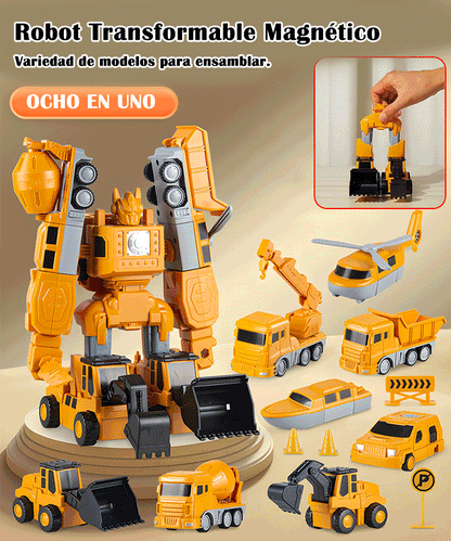 【✨2025 NUEVO】🎁【26piezas】 Juguetes educativos Transformers Bloques de construcción-Estimula la Creatividad Infantil