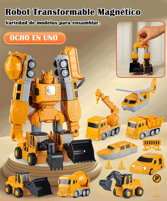 【✨2025 NUEVO】🎁【26piezas】 Juguetes educativos Transformers Bloques de construcción-Estimula la Creatividad Infantil