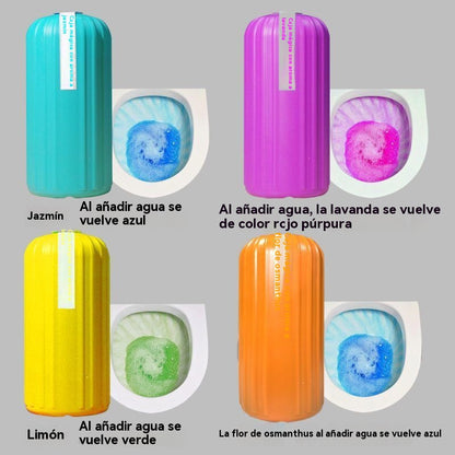 🔥【Compra 4 y llévate 4 gratis】Nueva botella de limpiador de inodoro y desodorante (2025)