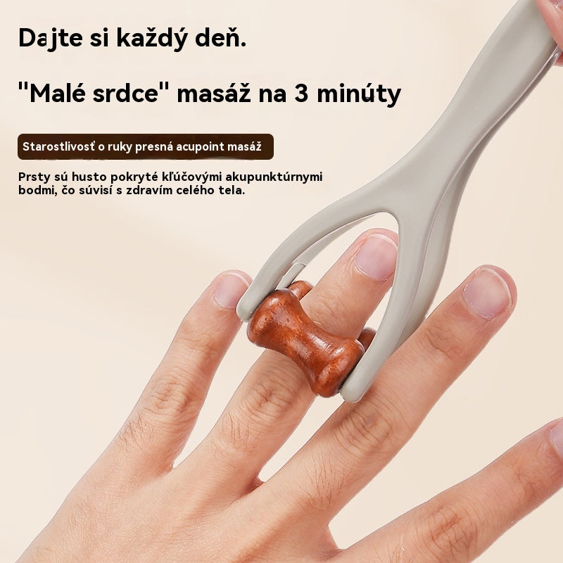 🎁💸【Kúpte 1, získajte 1 zadarmo】🌿 Masážny prístroj na prsty z masívneho dreva: Valčeky z prírodného dreva pomáhajú odblokovať kĺbové meridiány a zmierniť únavu rúk. 🌿