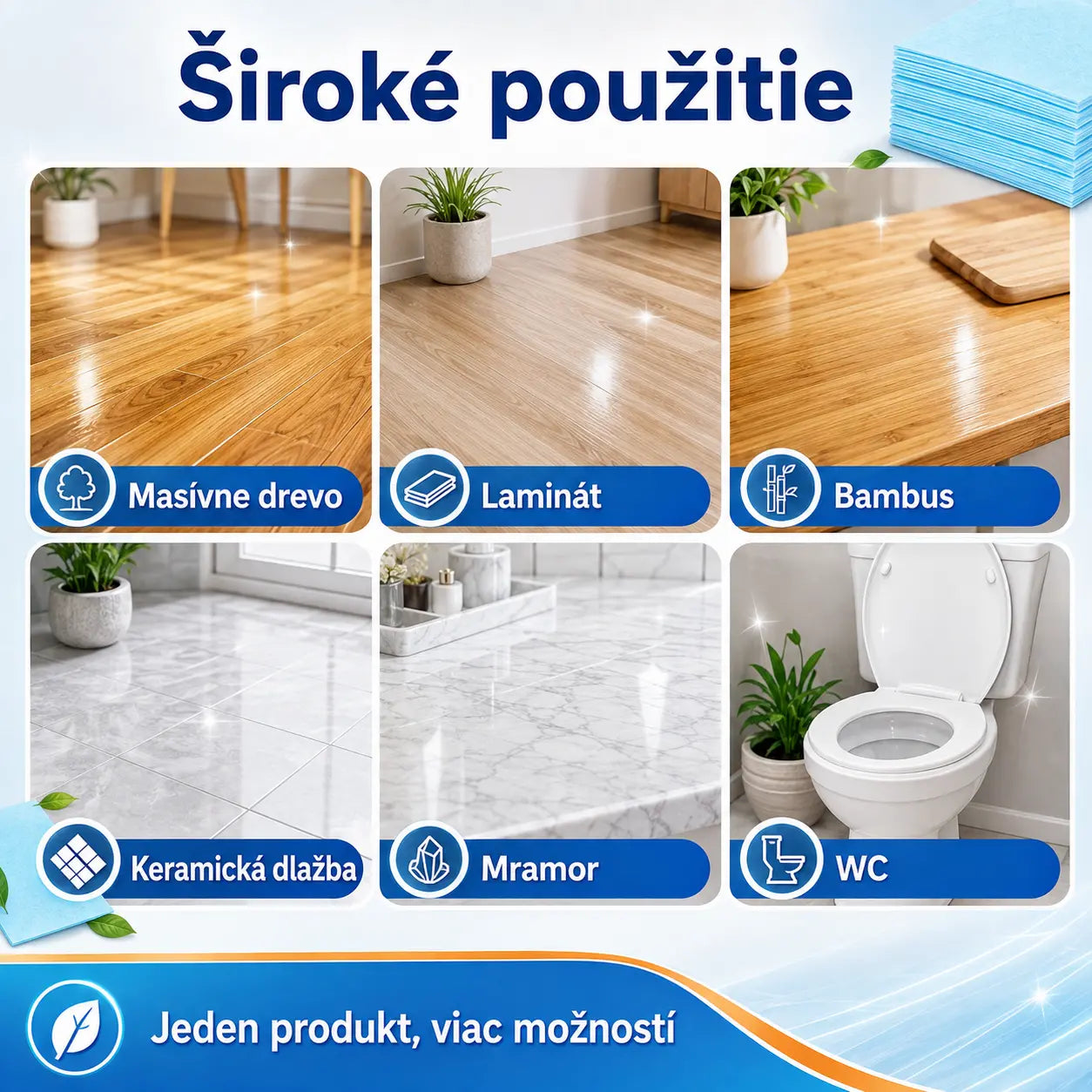 🧹【Kúpte 1, získajte 1 ZADARMO!】✨ 200 antibakteriálnych a dezodoračných viacúčelových čistiacich tabliet | Vhodné na parkety, laminátové podlahy, dlaždice a steny karavanov