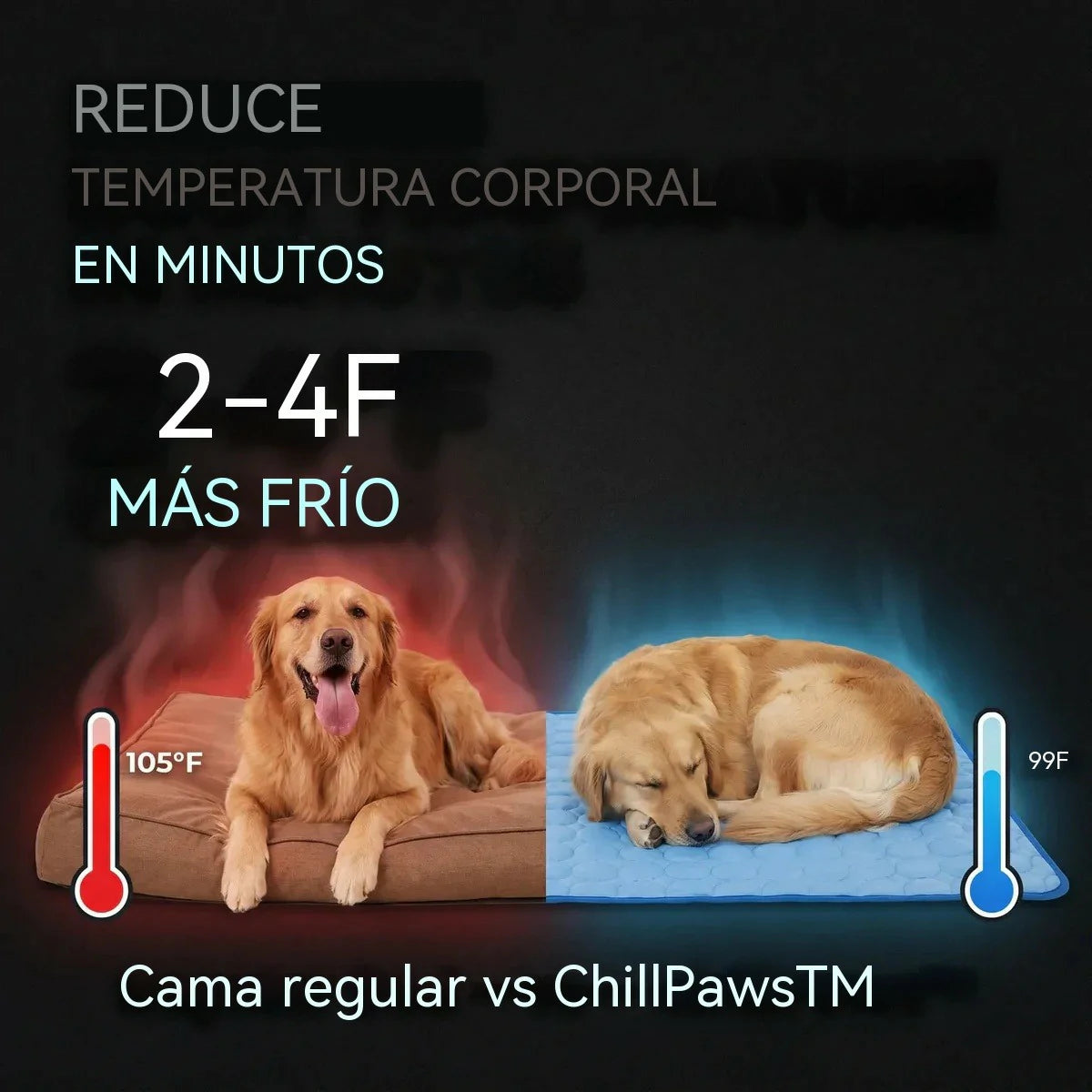 🧊⚡ ¡Rebajas de verano! Alfombrilla refrescante para mascotas (sin agua) – Tejido Oxford transpirable, apta para cualquier cama o jaula.