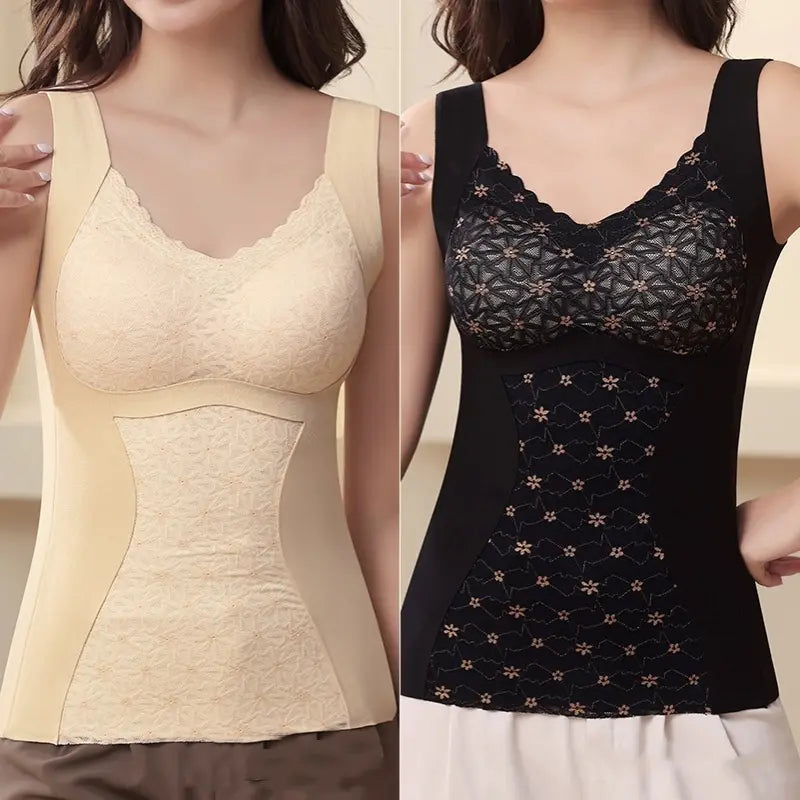 ❤️🔰【Compre 1 y obtenga 1 gratis】🔥Ropa interior de encaje cálido para agrandar los senos, nuevo estilo