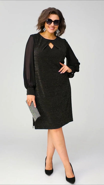 💖💖【S-5XL】🍁🍂Vysoko kvalitné štýlové jesenné a zimné šaty v novom štýle 3832024