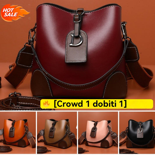 ✅Platba pri doručení. Retro crossbody kabelka cez rameno - veľká kapacita