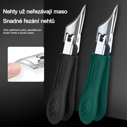 🔥 【Model 2026】🔥 Kleštičky na nehty s 25° šikmým ostřím a ochranou proti odletování (sada 3 ks)