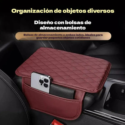 📢📢 ¡50% de descuento! 🚗 Elevador de reposabrazos universal de cuero para coche: posición más cómoda y elevada del reposabrazos.