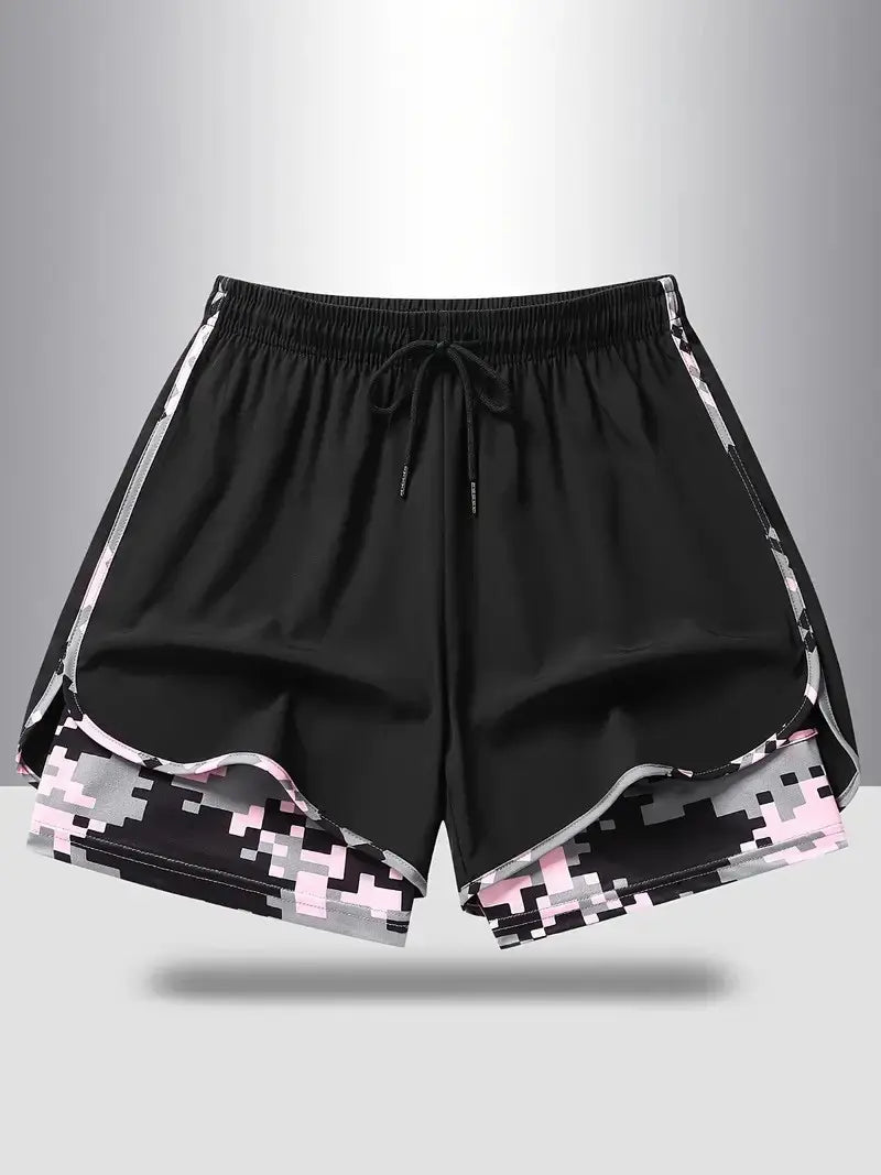 📢⏰Pantalones cortos deportivos casuales para mujer con forro incorporado