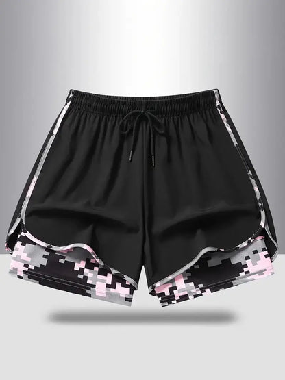 📢⏰Pantalones cortos deportivos casuales para mujer con forro incorporado