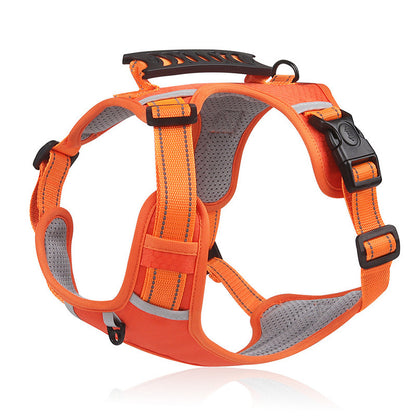 🐶【2.5–45 kg】Nova odsevna oprsnica za pse, proti pobegu, primerna za sprehode na prostem.