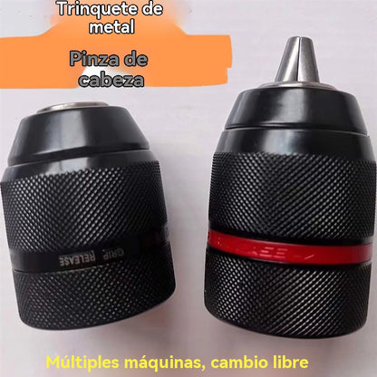 Adaptador para llave eléctrica con trinquete metálico autoblocante
